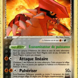 Groudon de Team Magma · EX Team Magma vs Team Aqua 9/95 · Good