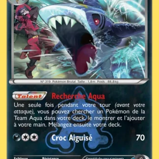 Sharpedo de la Team Aqua · Double Danger 21/34 · Excellent